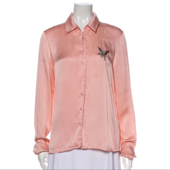 Reformation Parry Top with Hummingbird Embroidery - Picture 5 of 10